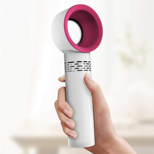 Oplaadbare USB-miniventilator zonder zichtbare bladen